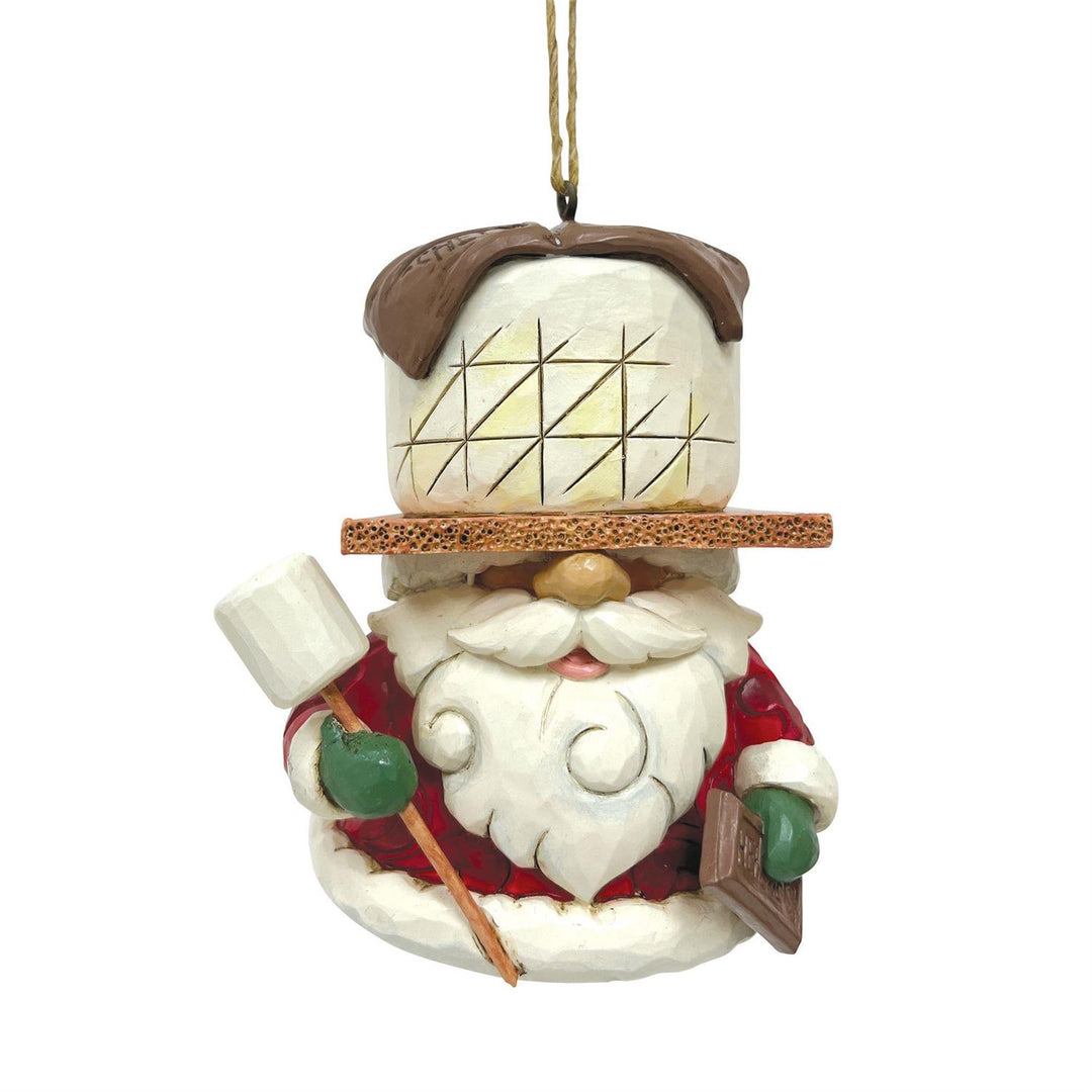 Jim Shore Hershey: S'More Gnome Handing Ornament sparkle-castle