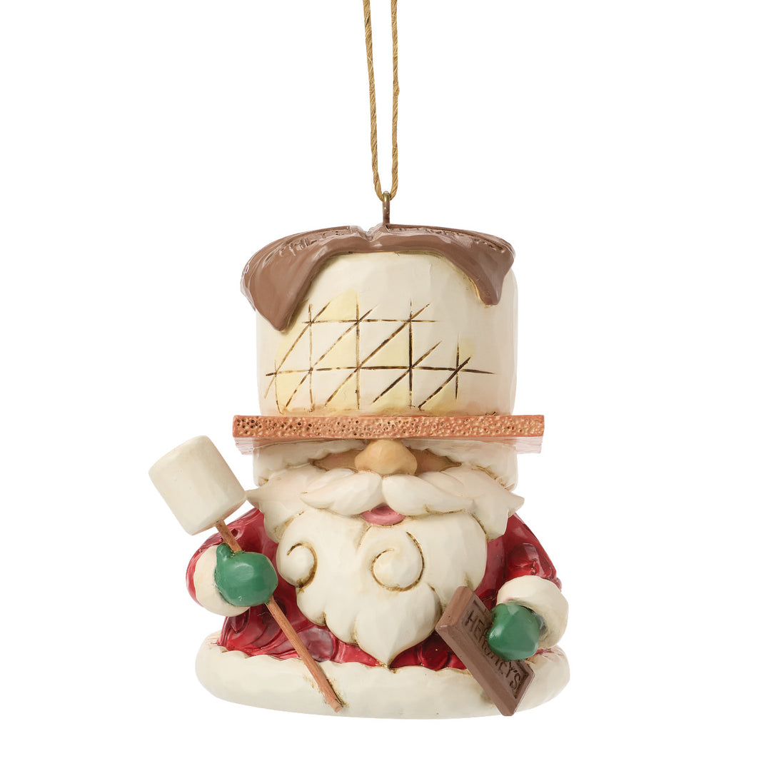 Jim Shore Hershey: S'More Gnome Handing Ornament sparkle-castle