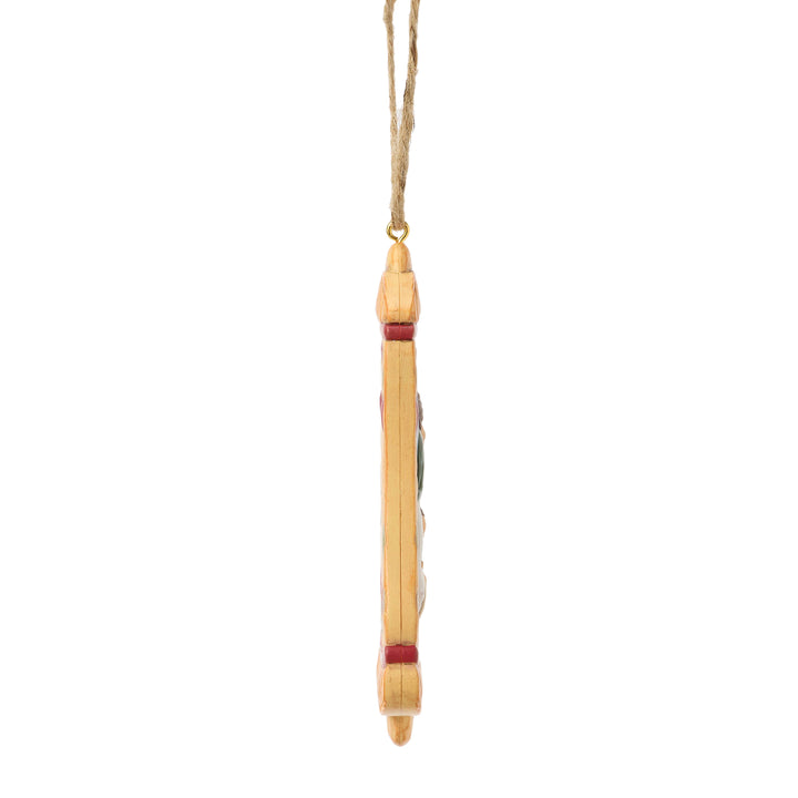 Jim Shore Heartwood Creek: Holy Family In Bell Rotating Hanging Ornament sparkle-castle