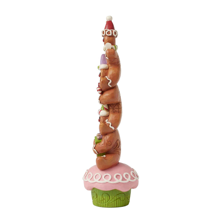 Jim Shore Heartwood Creek: Gingerbread Christmas Stacked Figurine sparkle-castle