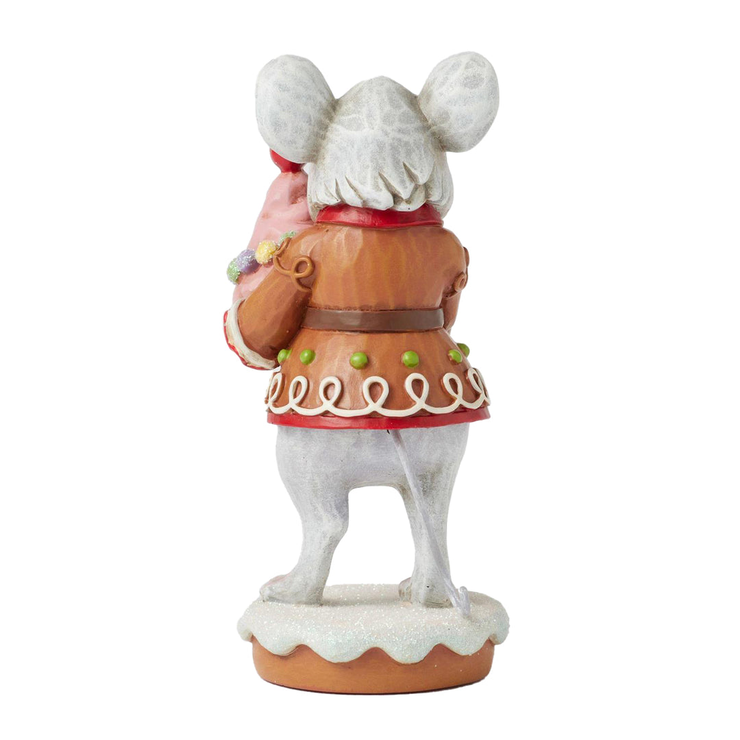 Jim Shore Heartwood Creek: Gingerbread Christmas Boy Mouse With Cupcake Figurine sparkle-castle