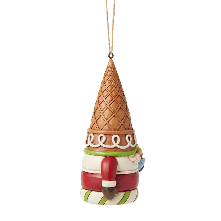 Jim Shore Heartwood Creek: Gingerbread Christmas Gnome With Cookies Hanging Ornament sparkle-castle