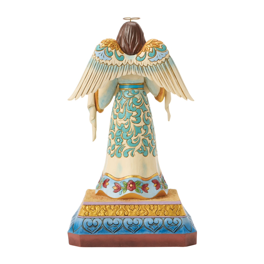 Jim Shore Heartwood Creek: Peace On Earth Angel Figurine sparkle-castle