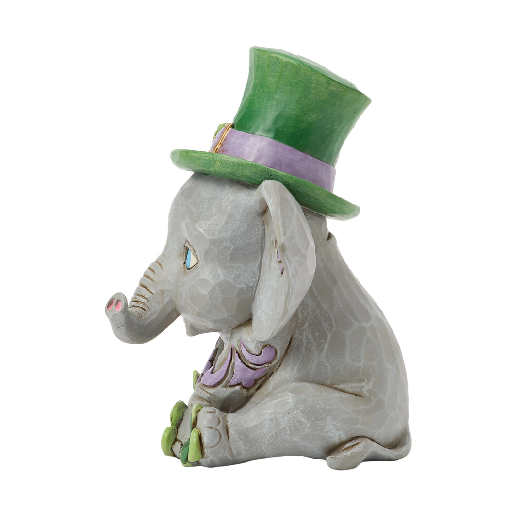 Jim Shore Heartwood Creek: Elephant With Leprechaun Hat Figurine sparkle-castle