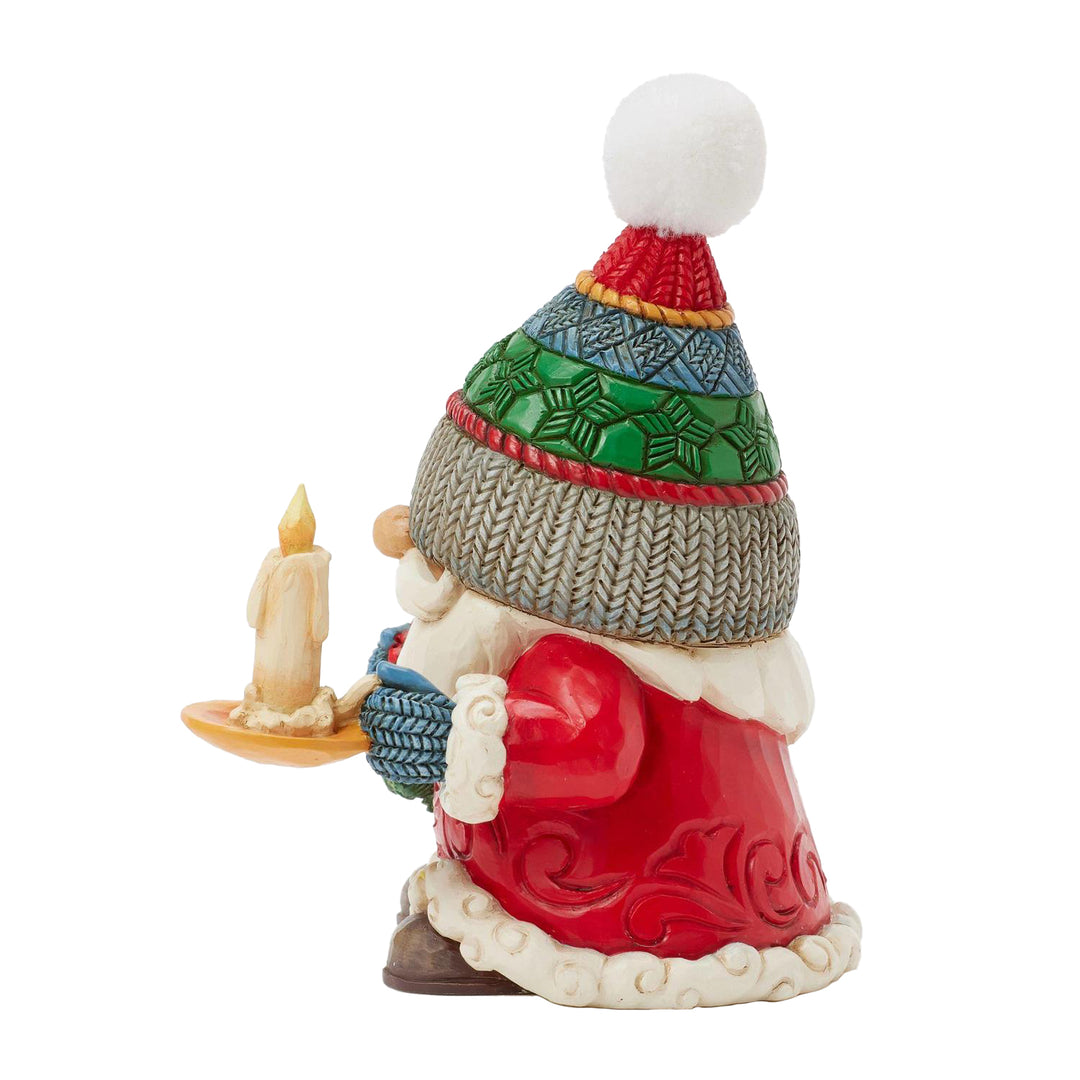 Jim Shore Heartwood Creek: Gnome With Chamber Candle Figurine sparkle-castle