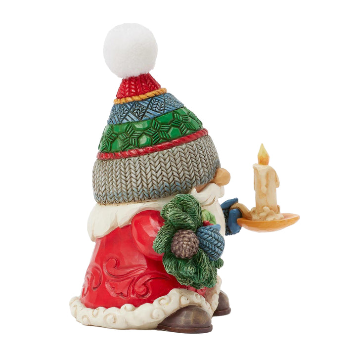 Jim Shore Heartwood Creek: Gnome With Chamber Candle Figurine sparkle-castle