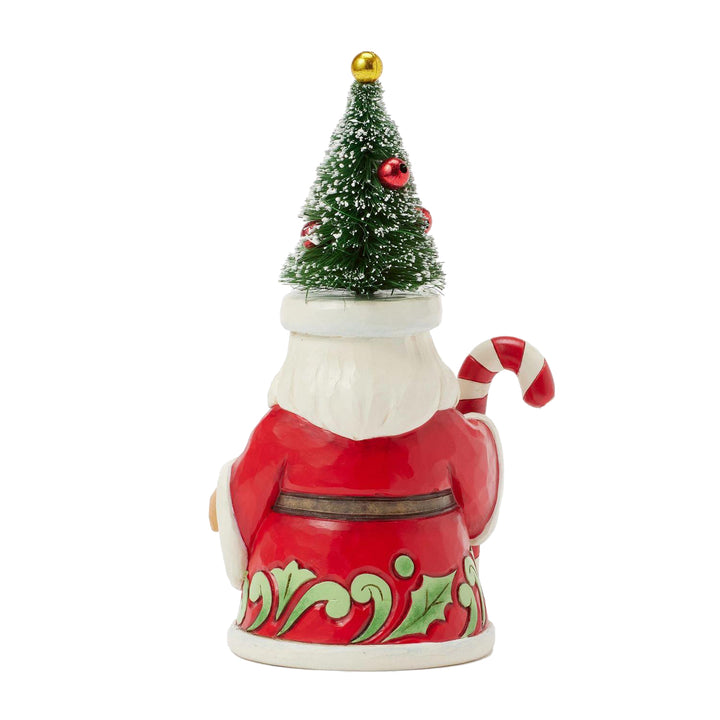 Jim Shore Heartwood Creek: Pint Sized Santa With Sisal Tree Hat Figurine sparkle-castle