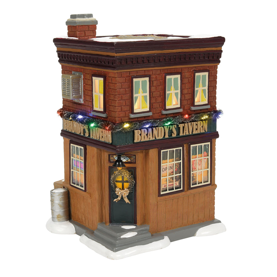 Department 56 Original Snow Village: Brandy's Tavern sparkle-castle