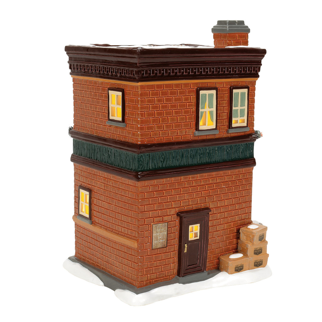 Department 56 Original Snow Village: Brandy's Tavern sparkle-castle