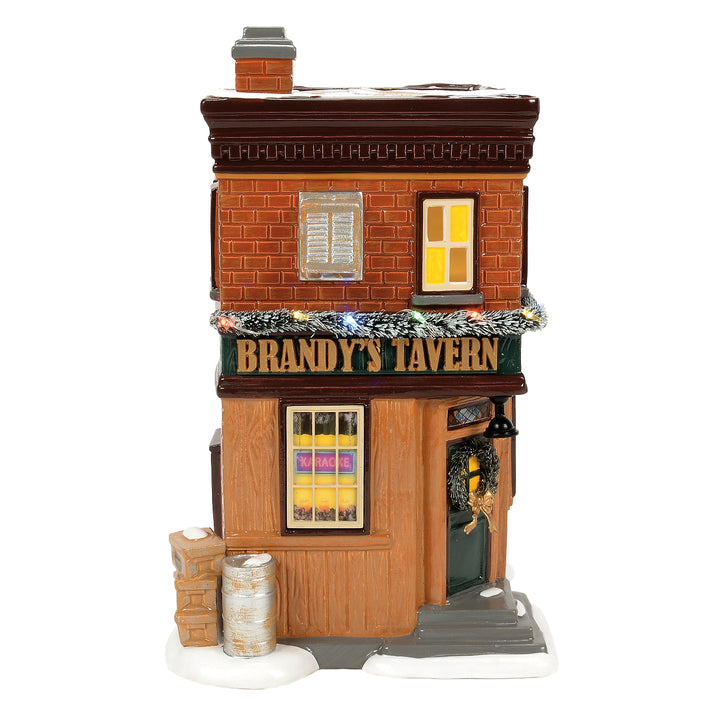 Department 56 Original Snow Village: Brandy's Tavern sparkle-castle