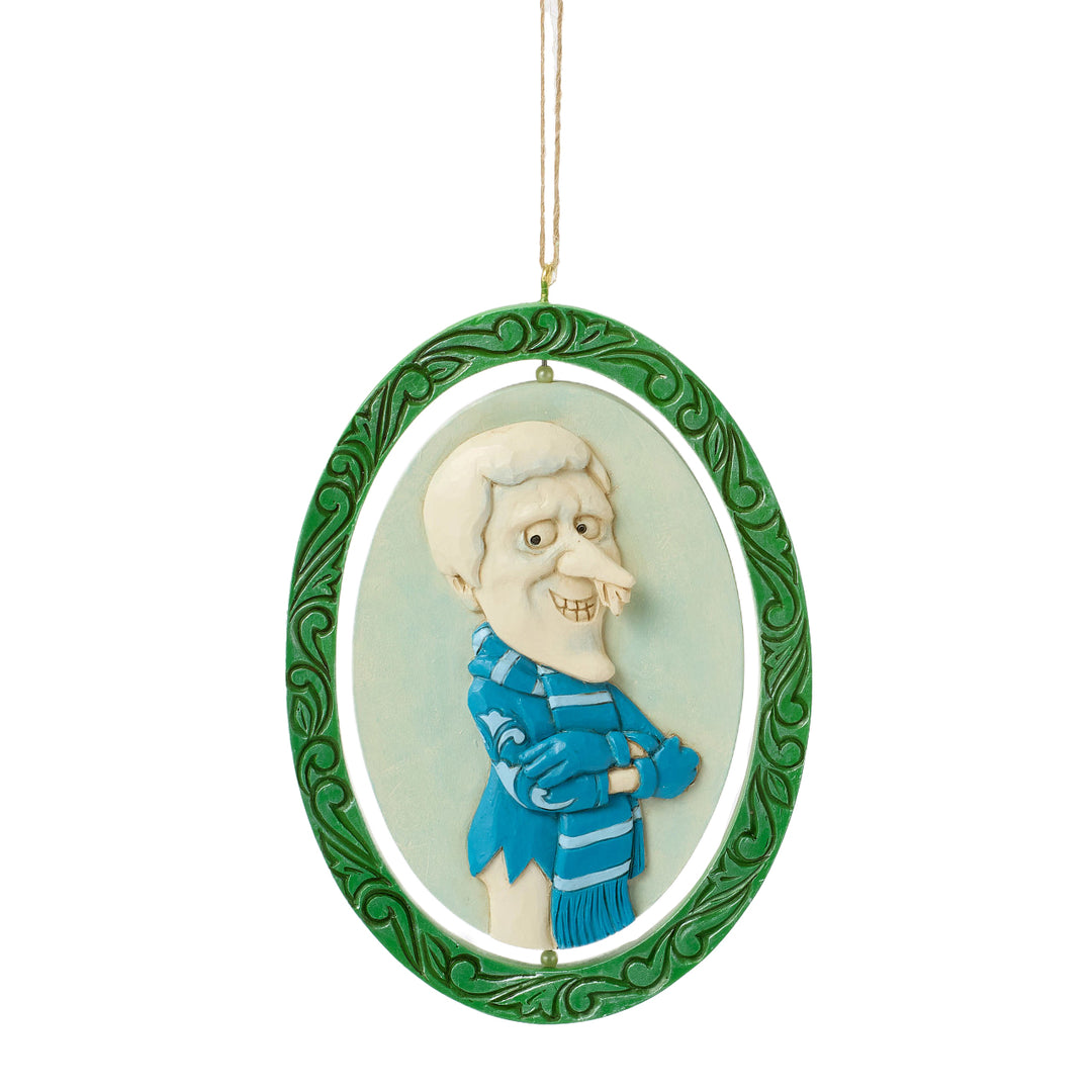 Jim Shore The Year Without A Santa Claus: Two-Sided Miser Brothers Hanging Ornament sparkle-castle