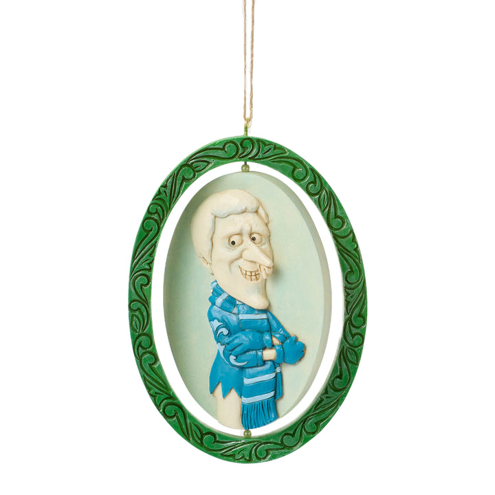 Jim Shore The Year Without A Santa Claus: Two-Sided Miser Brothers Hanging Ornament sparkle-castle