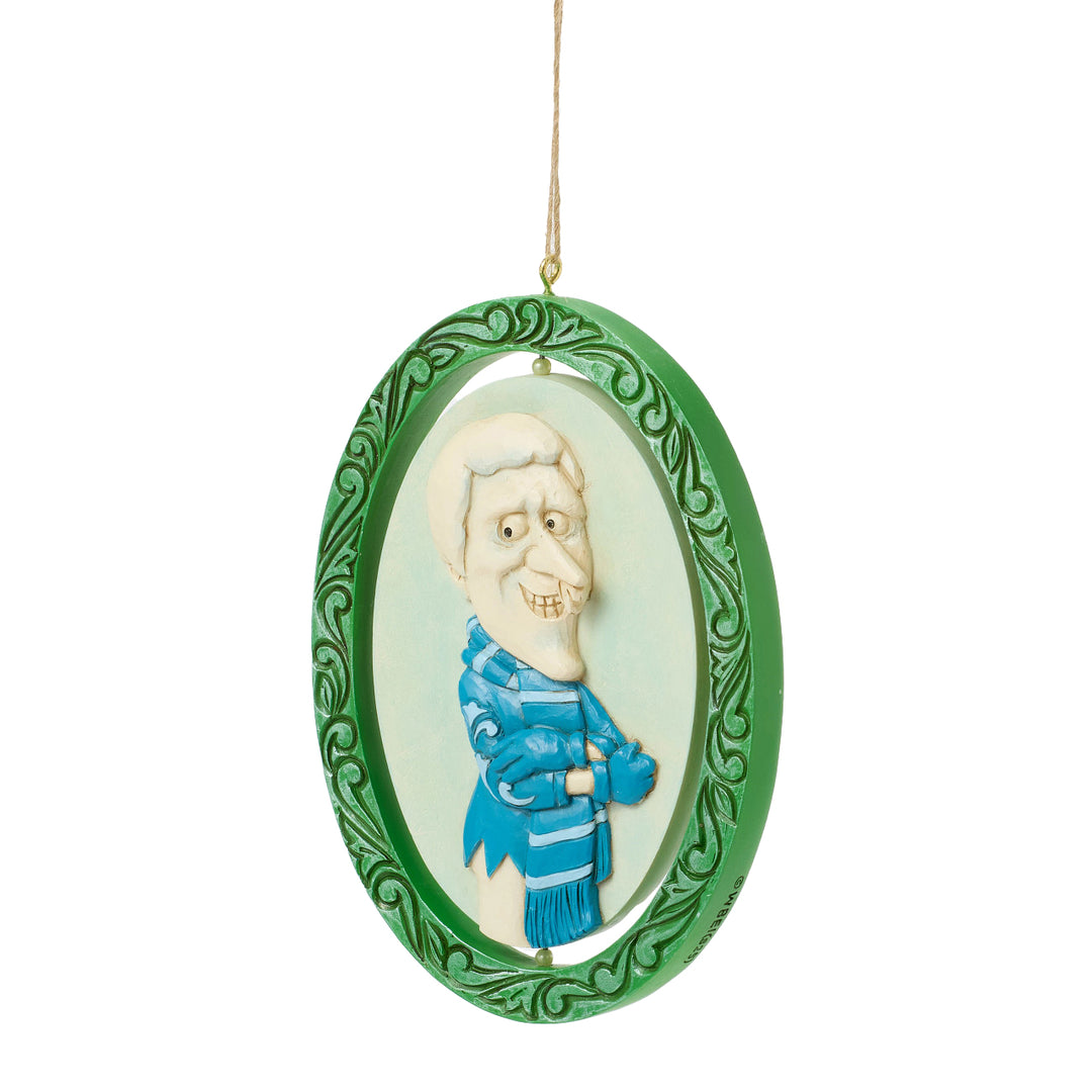 Jim Shore The Year Without A Santa Claus: Two-Sided Miser Brothers Hanging Ornament sparkle-castle