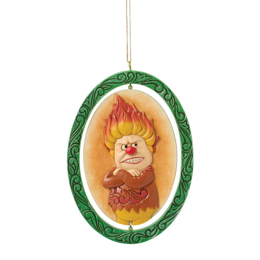 Jim Shore The Year Without A Santa Claus: Two-Sided Miser Brothers Hanging Ornament sparkle-castle