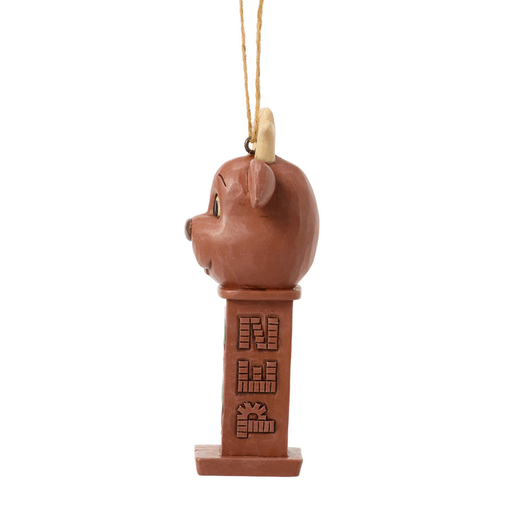 Jim Shore PEZ: Reindeer PEZ Dispenser Hanging Ornament sparkle-castle