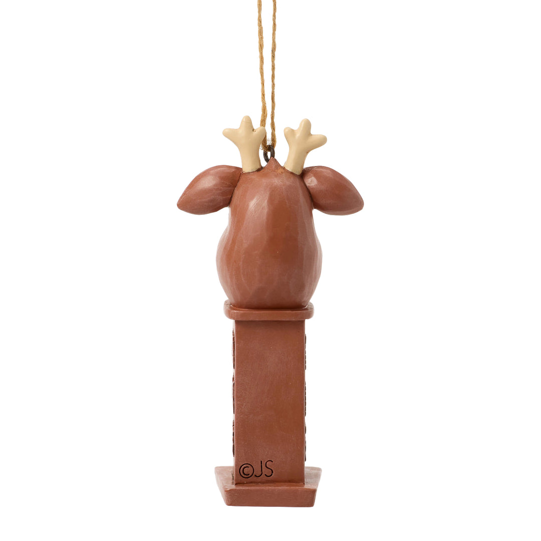 Jim Shore PEZ: Reindeer PEZ Dispenser Hanging Ornament sparkle-castle