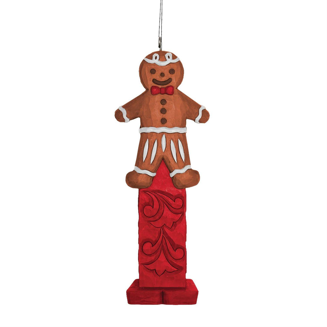 Jim Shore PEZ: Gingerbread Man PEZ Dispenser Hanging Ornament sparkle-castle