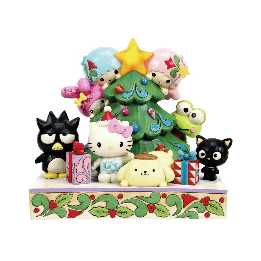 Jim Shore Sanrio: Hello Kitty & Friends Tree Figurine sparkle-castle