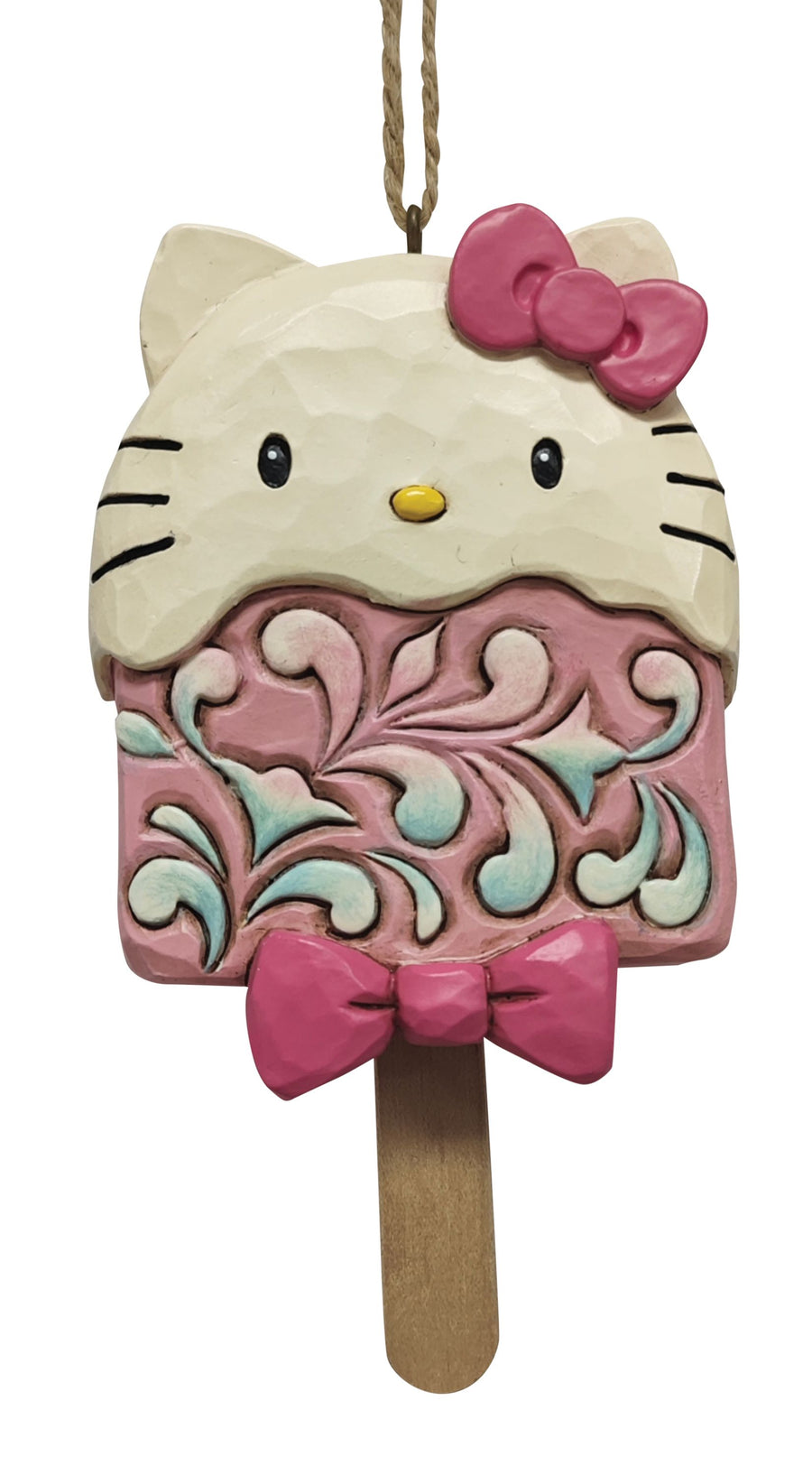 Jim Shore Sanrio: Hello Kitty Popsicle Hanging Ornament sparkle-castle