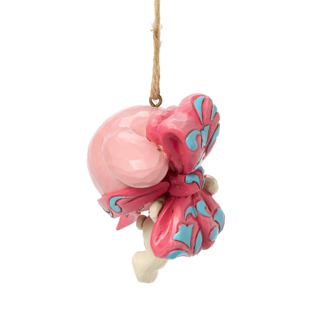 Jim Shore Sanrio: My Melody With Pink Bow Hanging Ornament sparkle-castle