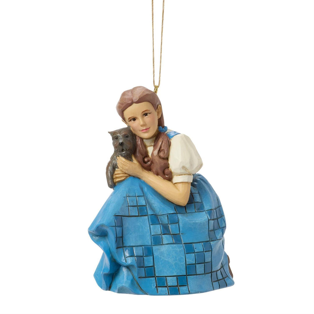 Jim Shore Wizard of Oz: Dorothy With Toto Hanging Ornament sparkle-castle