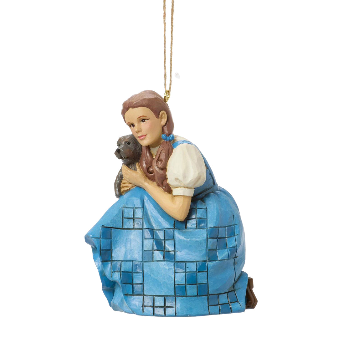 Jim Shore Wizard of Oz: Dorothy With Toto Hanging Ornament sparkle-castle