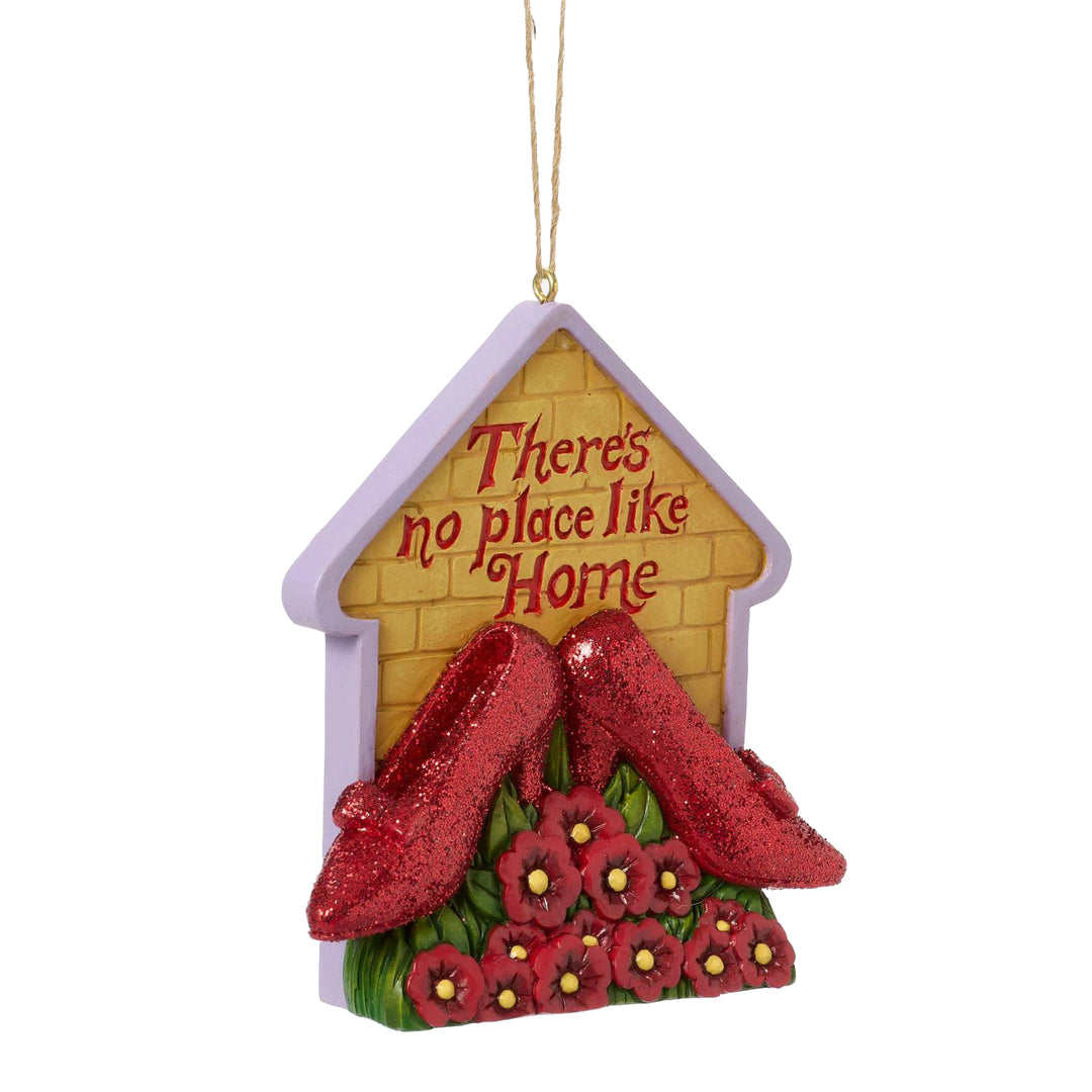 Jim Shore Wizard of Oz: Ruby Slippers Hanging Ornament sparkle-castle