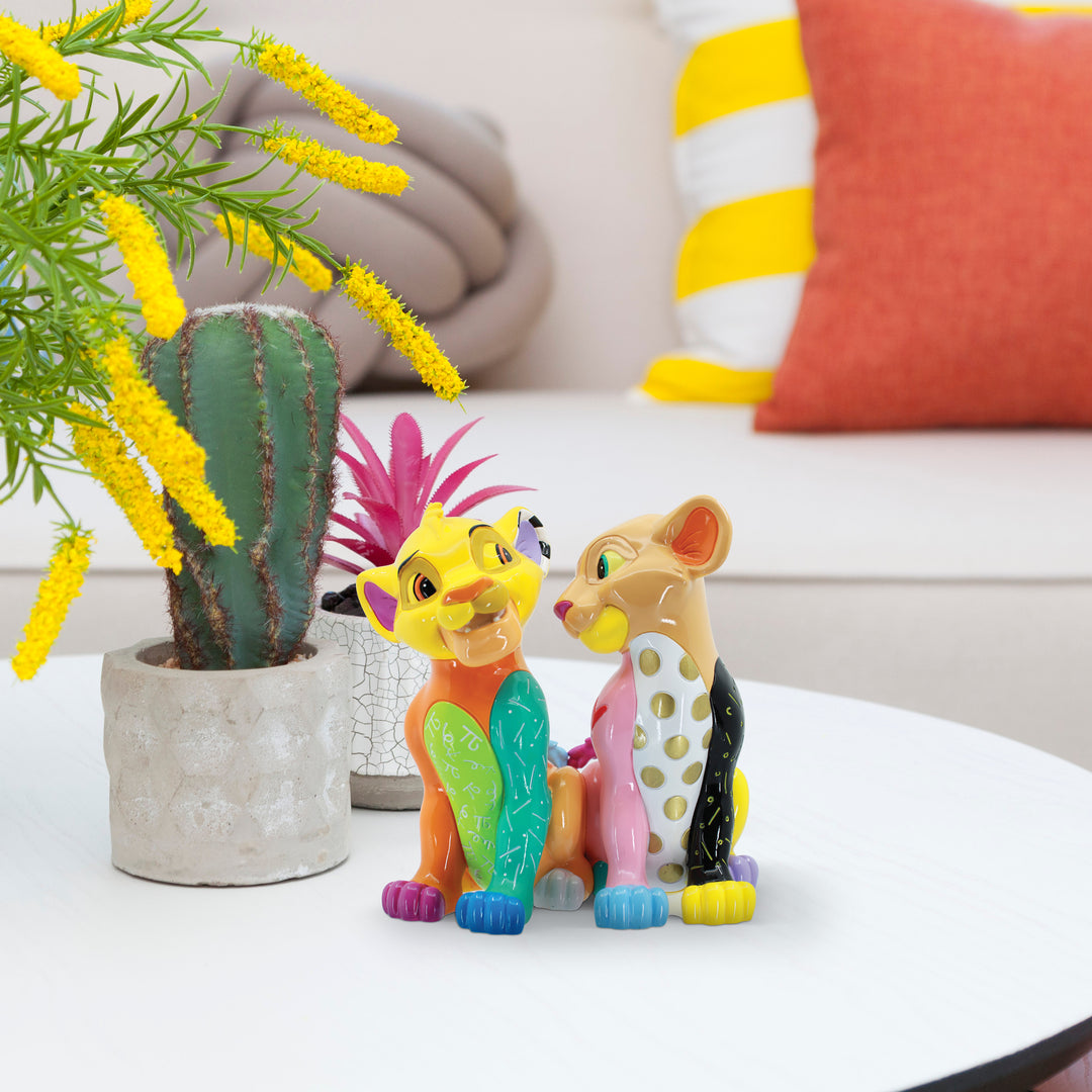 Disney Britto: Simba & Nala Figurine sparkle-castle