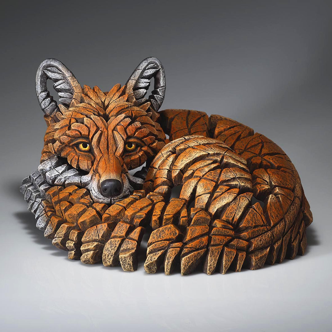 Edge Sculpture: Curled Up Fox sparkle-castle