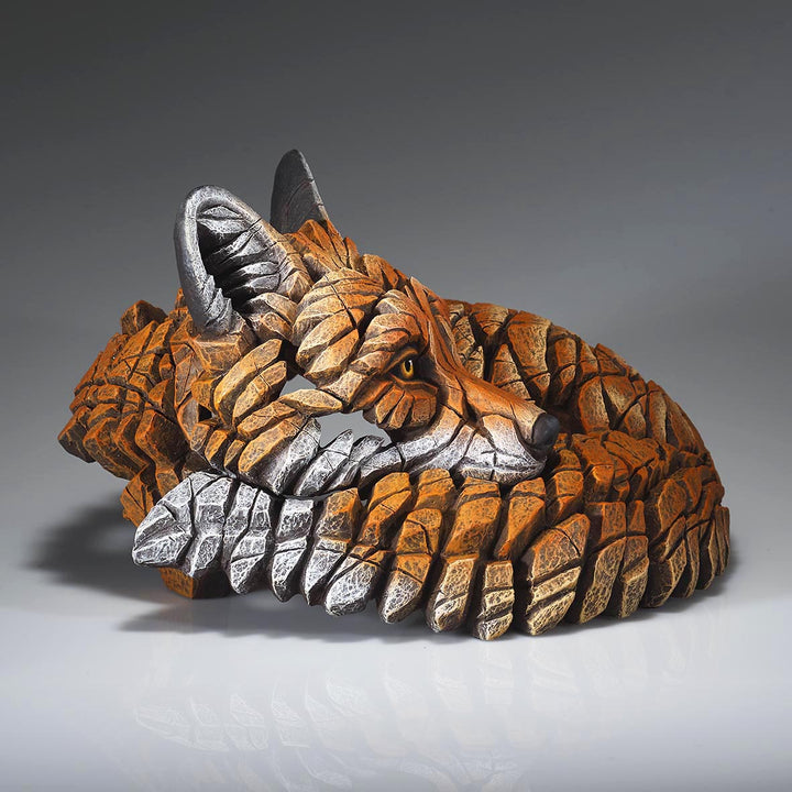 Edge Sculpture: Curled Up Fox sparkle-castle