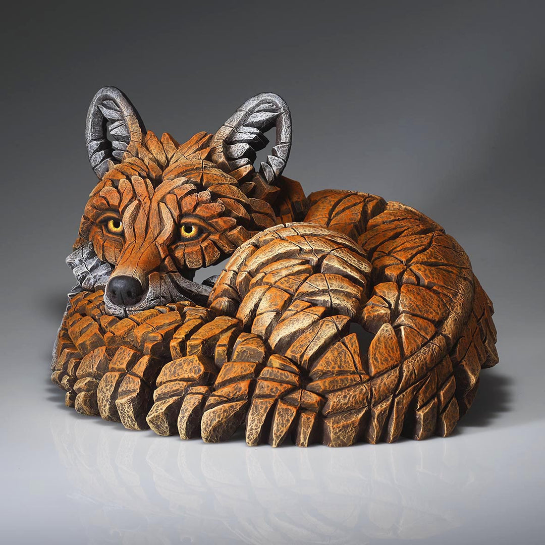 Edge Sculpture: Curled Up Fox sparkle-castle