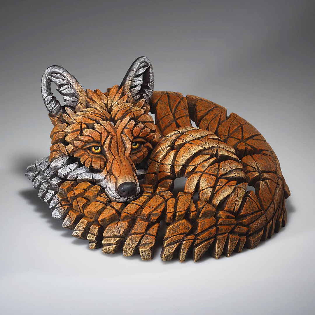 Edge Sculpture: Curled Up Fox sparkle-castle