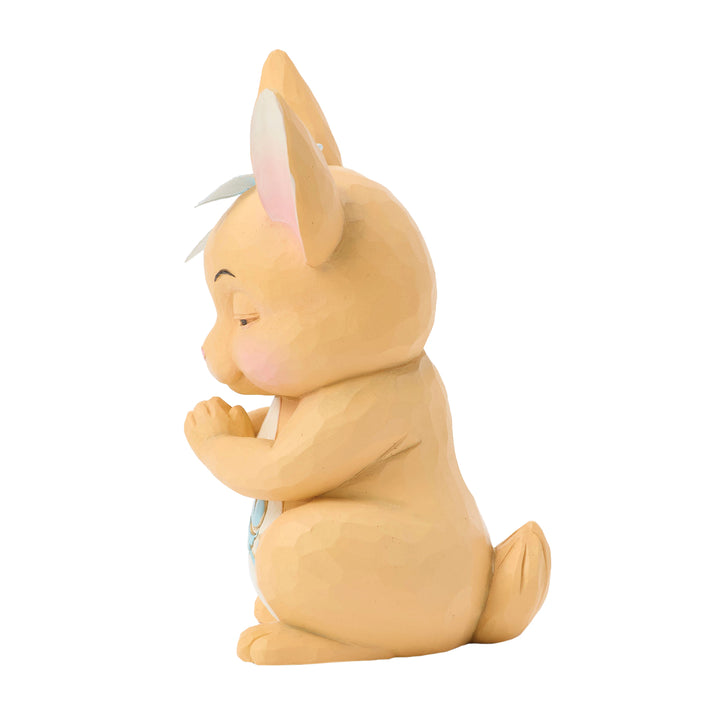 Jim Shore Heartwood Creek: Praying Bunny Figurine sparkle-castle