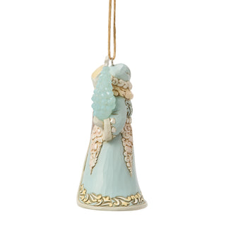 Jim Shore Heartwood Creek: Santa With Sea Glass Tree Hanging Ornament sparkle-castle