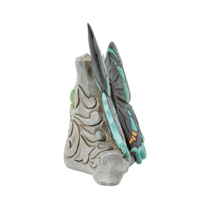Jim Shore Heartwood Creek: Goliath Butterfly Mini Figurine sparkle-castle