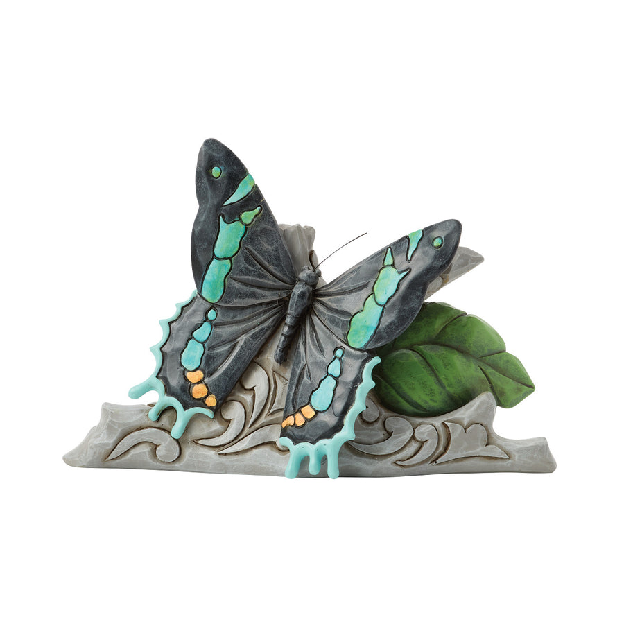 Jim Shore Heartwood Creek: Goliath Butterfly Mini Figurine sparkle-castle