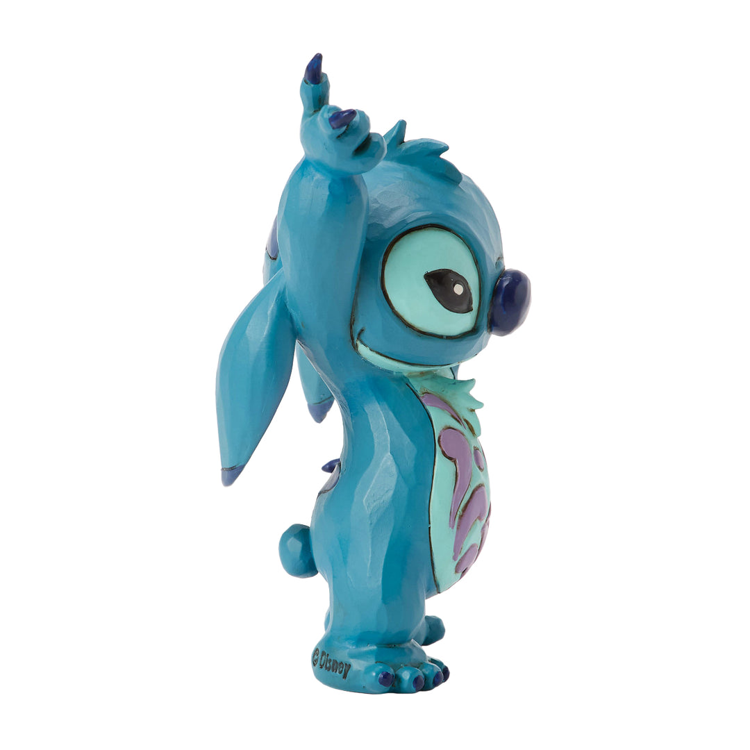 Jim Shore Disney Traditions: Stitch Dancing Miniature Figurine sparkle-castle