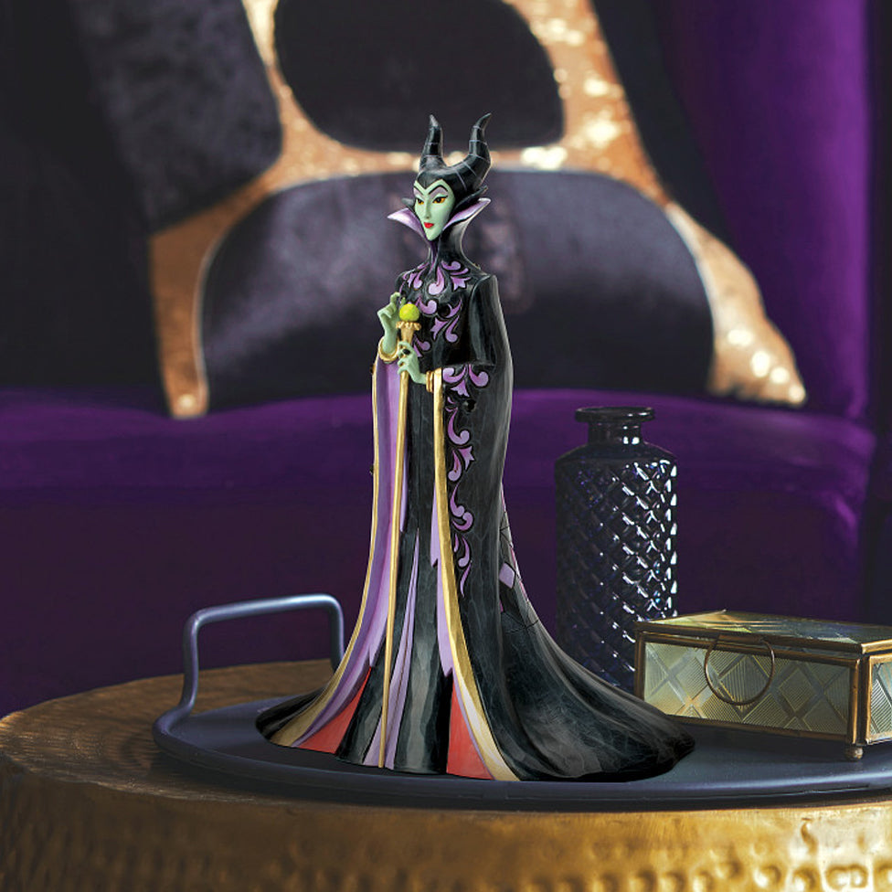 Jim Shore Disney Traditions: Maleficent Deluxe 1st in Disney Villains Series Figurine sparkle-castle