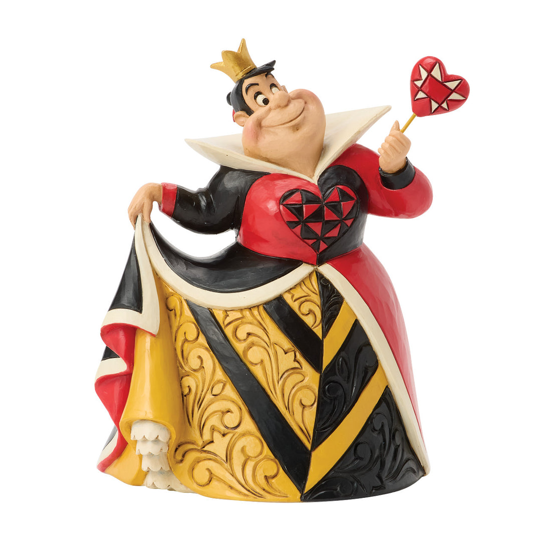 Jim Shore Disney Traditions: Queen of Hearts Figurine sparkle-castle