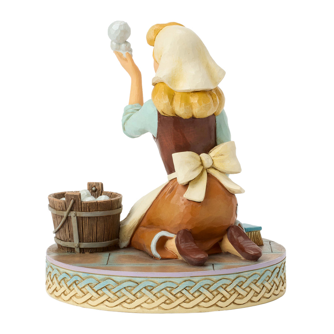 Jim Shore Disney Traditions: Cinderella With Bubbles Figurine sparkle-castle