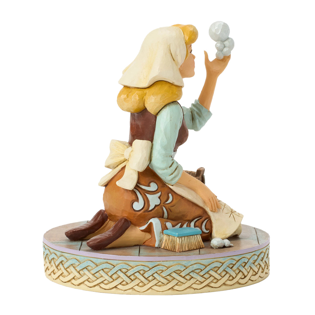 Jim Shore Disney Traditions: Cinderella With Bubbles Figurine sparkle-castle