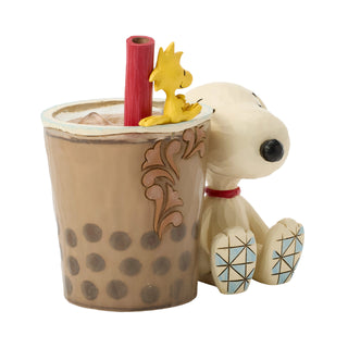 Jim Shore Peanuts: Snoopy & Woodstock Boba Figurine sparkle-castle