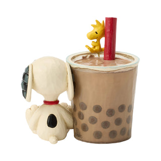 Jim Shore Peanuts: Snoopy & Woodstock Boba Figurine sparkle-castle