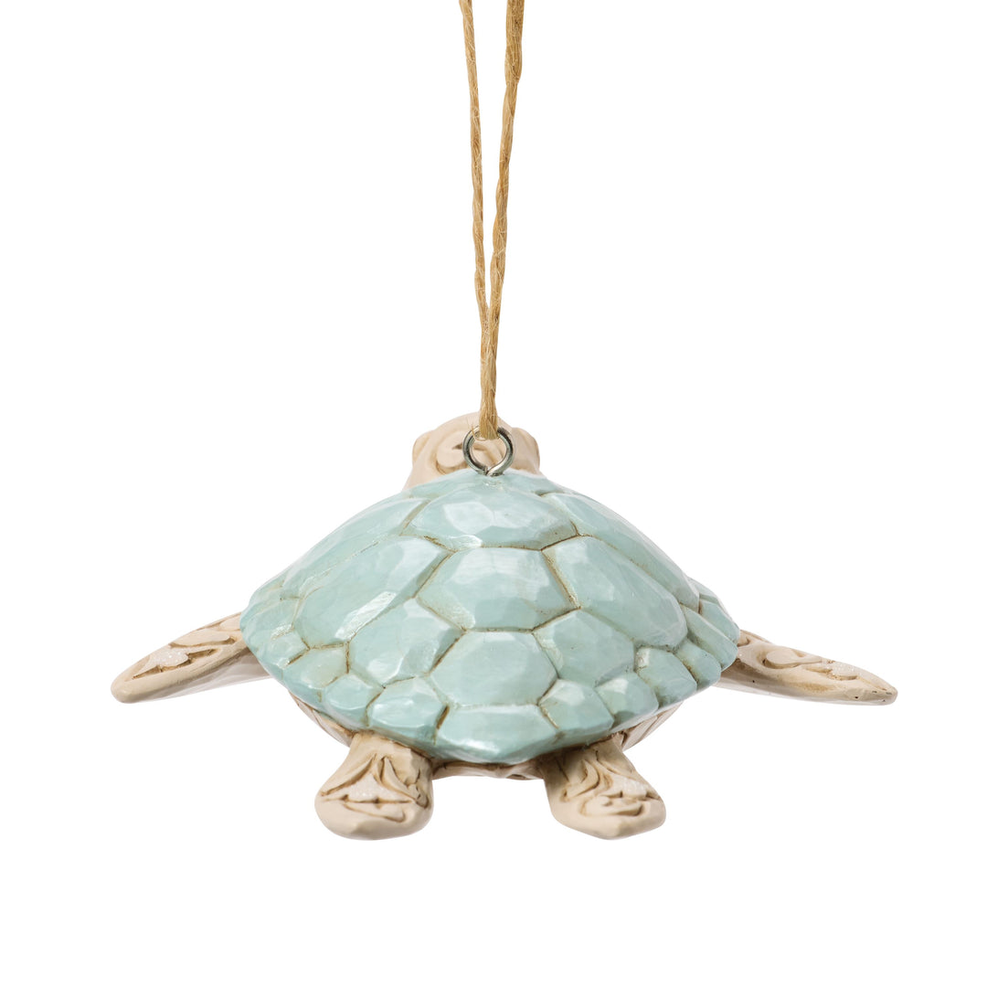 Jim Shore Heartwood Creek: Sea Turtle Hanging Ornament sparkle-castle
