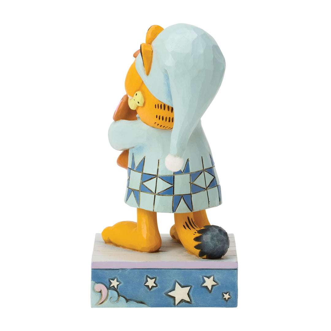 Jim Shore Garfield: Sleepy Garfield with Pooky Figurine sparkle-castle