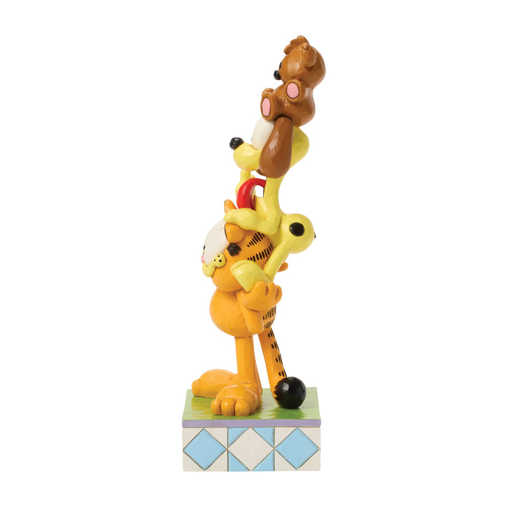 Jim Shore Garfield: Garfield and Friends Stacked Figurine sparkle-castle