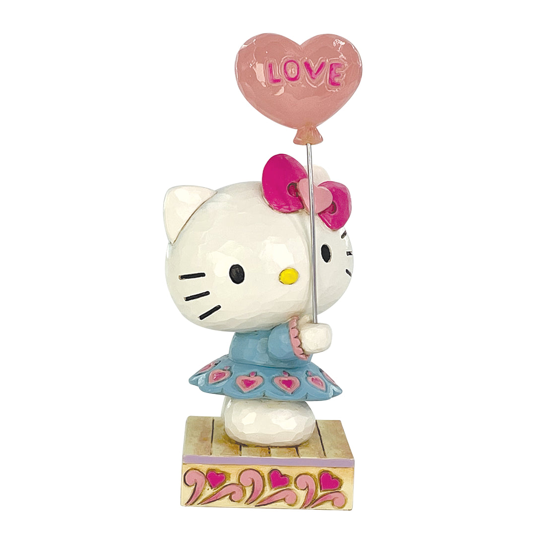Jim Shore Sanrio: Hello Kitty With Love Balloon Figurine sparkle-castle