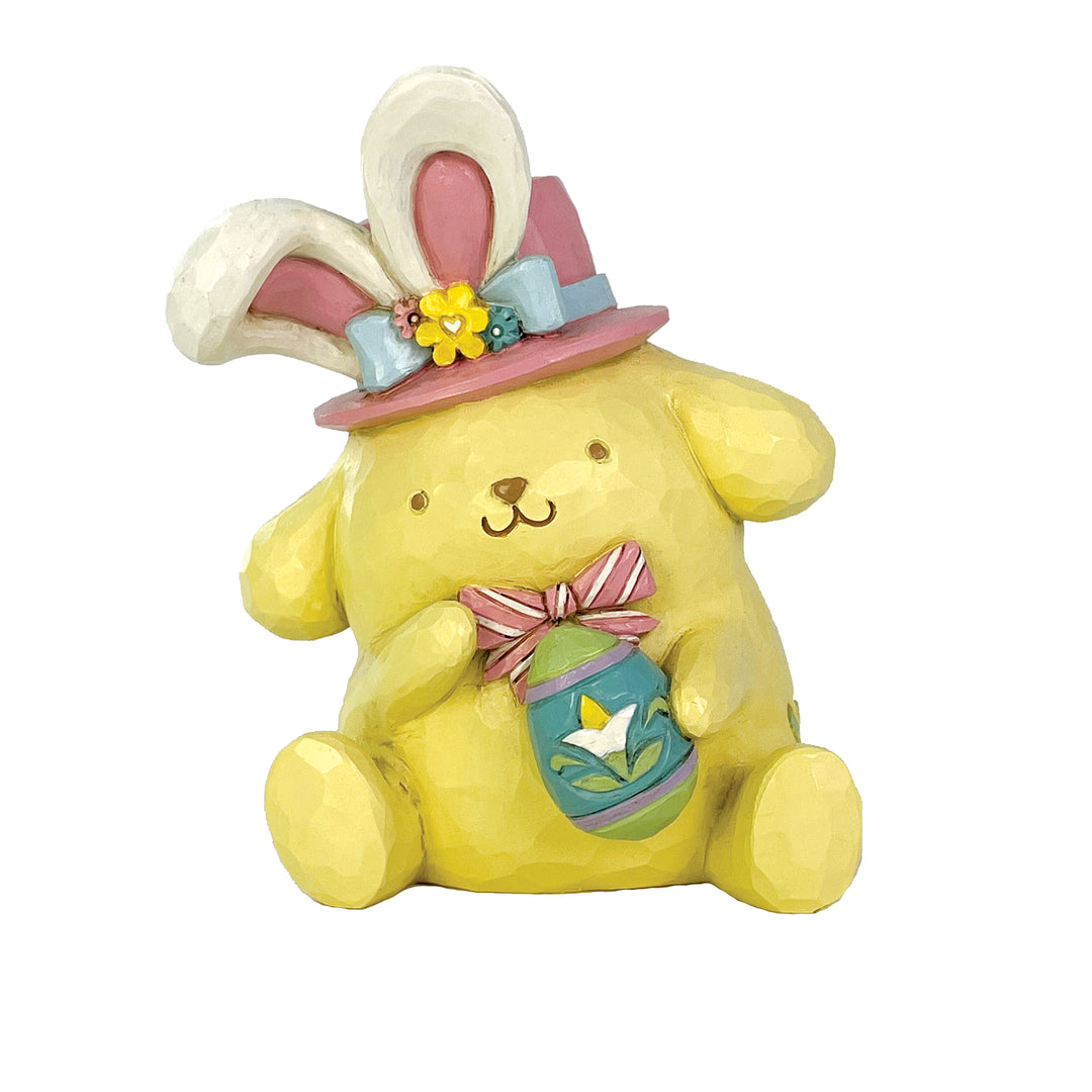 Jim Shore Sanrio: Pompompurin Easter Miniature Figurine sparkle-castle