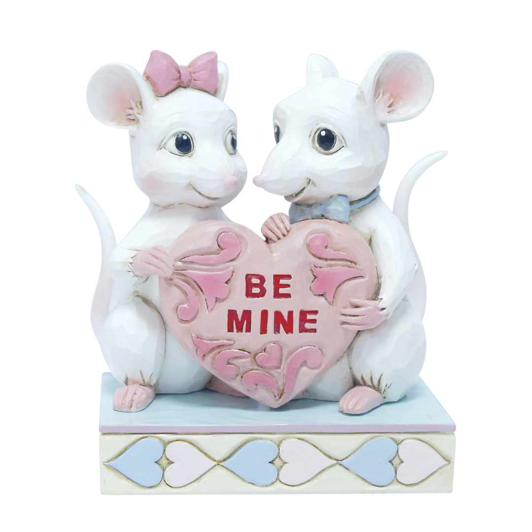 Jim Shore Sweethearts: Mice Couple Figurine sparkle-castle