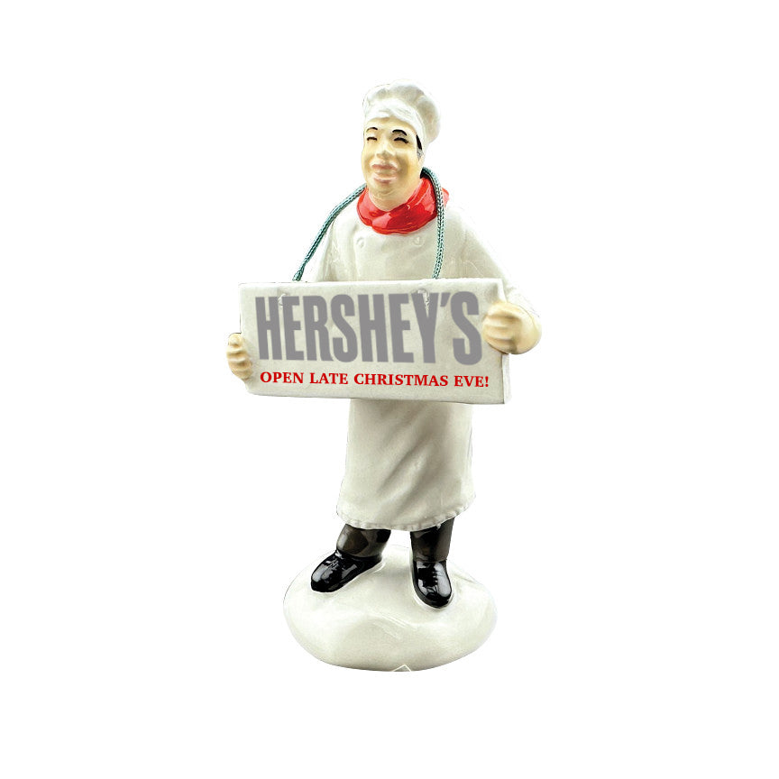 Department 56 Original Snow Village Accessory: Santa Prefers Hershey's sparkle-castle